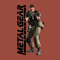 Свитшот хлопковый мужской Снейк Солид, цвет: кирпичный — фото 2