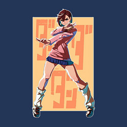 Свитшот хлопковый мужской Momo Ayase, цвет: тёмно-синий — фото 2