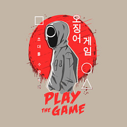 Свитшот хлопковый мужской Play the game, цвет: миндальный — фото 2