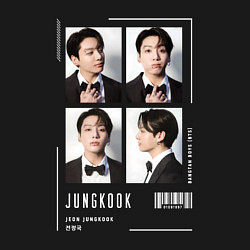 Свитшот хлопковый мужской Jungkook bts 4cut, цвет: черный — фото 2