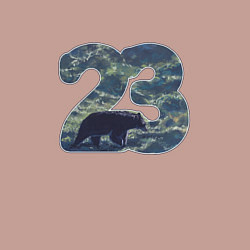 Свитшот хлопковый мужской Двадцать три, цвет: пыльно-розовый — фото 2