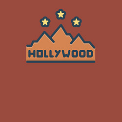 Свитшот хлопковый мужской Hollywood stars, цвет: кирпичный — фото 2