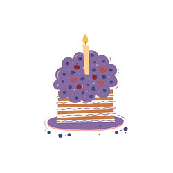 Свитшот хлопковый мужской Тортик, цвет: белый — фото 2