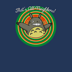 Свитшот хлопковый мужской Вот и всё соседи, цвет: тёмно-синий — фото 2