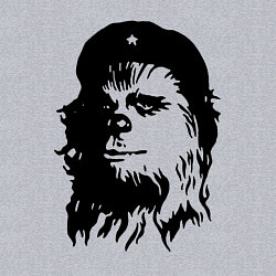 Свитшот хлопковый мужской Star wars - Chewie Guevara, цвет: меланж — фото 2