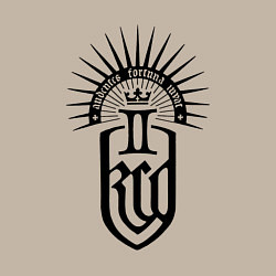 Свитшот хлопковый мужской Kingdome come - deliverance 2 черный, цвет: миндальный — фото 2