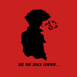 Свитшот хлопковый мужской Ковбой Бибоп Спайк Шпигель Аниме, цвет: красный — фото 2