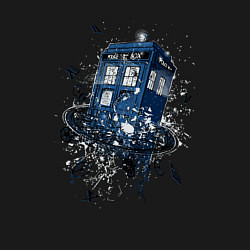 Свитшот хлопковый мужской Magic tardis, цвет: черный — фото 2