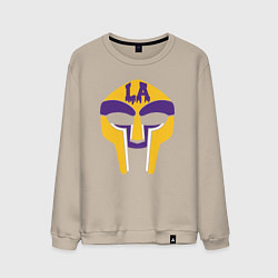 Свитшот хлопковый мужской Doom Lakers, цвет: миндальный