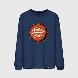 Свитшот хлопковый мужской Fallout - Nuka Cola stopper, цвет: тёмно-синий