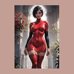 Свитшот хлопковый мужской Ада Вонг из Resident Evil, цвет: пыльно-розовый — фото 2