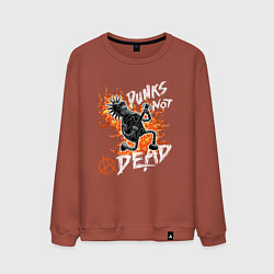 Мужской свитшот Панк-рок с Бендером из Футурамы