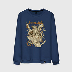 Свитшот хлопковый мужской Metallica - rats and crows, цвет: тёмно-синий