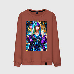 Мужской свитшот Девушка поп идол