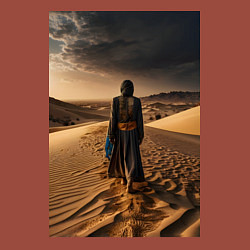 Свитшот хлопковый мужской В пустыне вечером, цвет: кирпичный — фото 2