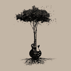 Свитшот хлопковый мужской Гитарное дерево, цвет: миндальный — фото 2