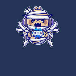 Свитшот хлопковый мужской Маленький геймер, цвет: тёмно-синий — фото 2