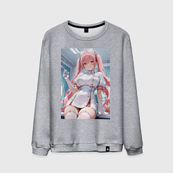 Мужской свитшот Медсестричка сделает тебе укол любви