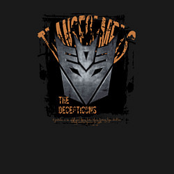 Свитшот хлопковый мужской Трансформеры знак десептиконов, цвет: черный — фото 2