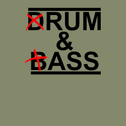 Свитшот хлопковый мужской Drum and bass color, цвет: авокадо — фото 2