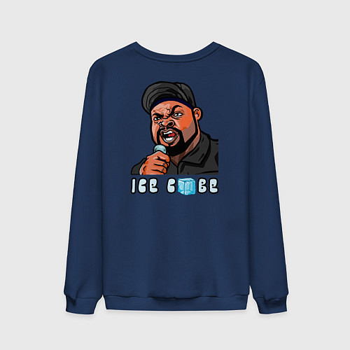 Мужской свитшот Icecube / Тёмно-синий – фото 2