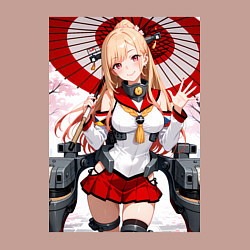 Свитшот хлопковый мужской Марин Китагава косплей Azur Lane, цвет: пыльно-розовый — фото 2