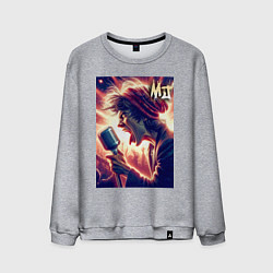 Мужской свитшот Mick Jagger is vocalist of the Rolling Stones