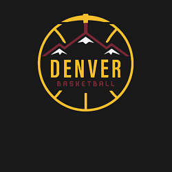 Свитшот хлопковый мужской Basketball Denver, цвет: черный — фото 2