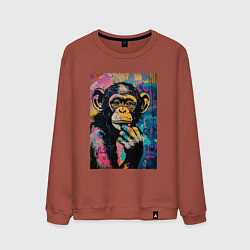 Мужской свитшот Cute monkey