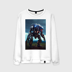 Мужской свитшот Робот в стиле Horizon