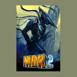 Свитшот хлопковый мужской MDK - Kurt, цвет: авокадо — фото 2