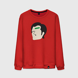 Свитшот хлопковый мужской Марк Разделение, цвет: красный