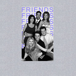 Свитшот хлопковый мужской Сериал Друзья, цвет: меланж — фото 2