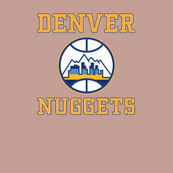 Свитшот хлопковый мужской Денвер Наггетс, цвет: пыльно-розовый — фото 2