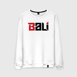 Свитшот хлопковый мужской Bali, цвет: белый