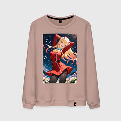 Свитшот хлопковый мужской Марин Китагава косплей 002 Darling in the Franxx, цвет: пыльно-розовый