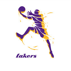 Свитшот хлопковый мужской Lakers baller, цвет: белый — фото 2