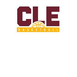 Свитшот хлопковый мужской Cle basketball, цвет: белый — фото 2