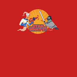 Свитшот хлопковый мужской Star whats, цвет: красный — фото 2