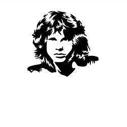 Свитшот хлопковый мужской The Doors - Джим Моррисон, цвет: белый — фото 2