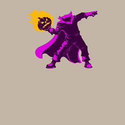 Свитшот хлопковый мужской Halloween fire, цвет: миндальный — фото 2