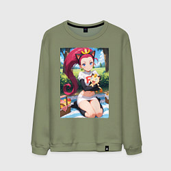 Мужской свитшот Джесси и Мяут на пикнике