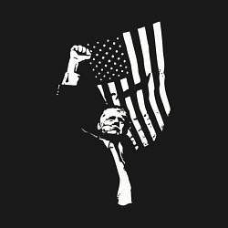 Свитшот хлопковый мужской Shot Trump, цвет: черный — фото 2