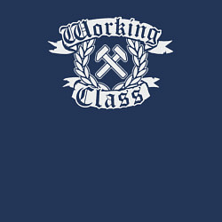 Свитшот хлопковый мужской Working class style, цвет: тёмно-синий — фото 2