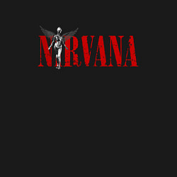 Свитшот хлопковый мужской Nirvana in utero rock, цвет: черный — фото 2