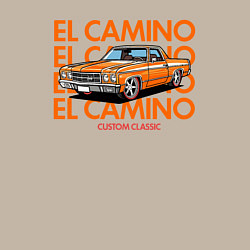 Свитшот хлопковый мужской El Camino classic, цвет: миндальный — фото 2