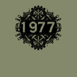 Свитшот хлопковый мужской Механический год 1977, цвет: авокадо — фото 2