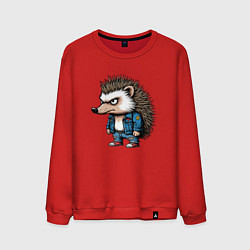 Мужской свитшот Ёжик панк