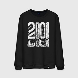 Свитшот хлопковый мужской 2001 одиссея, цвет: черный
