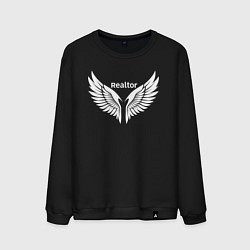 Мужской свитшот Крылья риэлтора